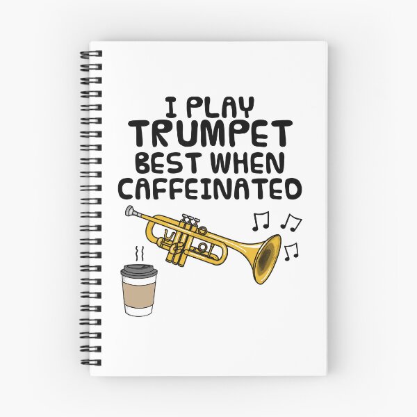 Item preview, I Play Trumpet Best When Caffeinated, Trumpeter Coffee Funny designed and sold by doodlerob.