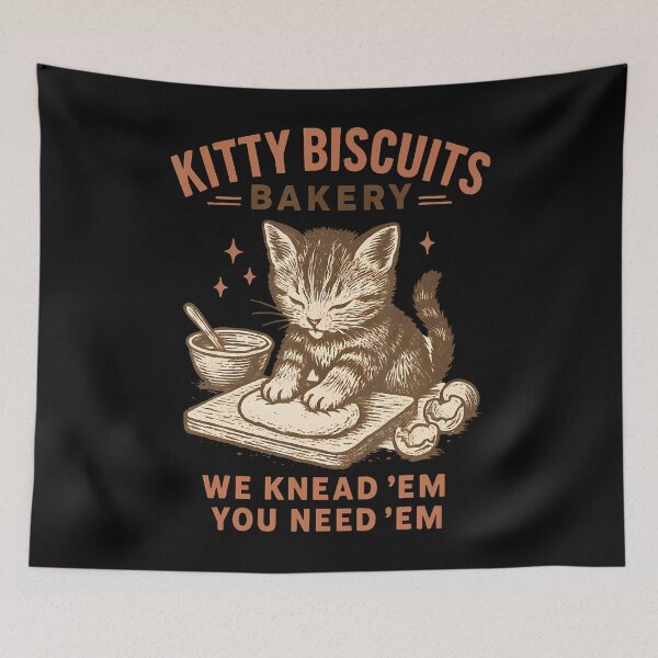 Item preview, Kitty Biscuits Bakery We Knead Em You Need Em designed and sold by TyrelKoch.