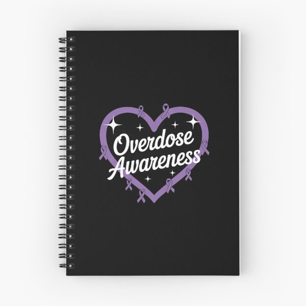 Item preview, Overdose Awareness Purple Ribbon Awareness Butterfly Heart  designed and sold by AquaKiev.