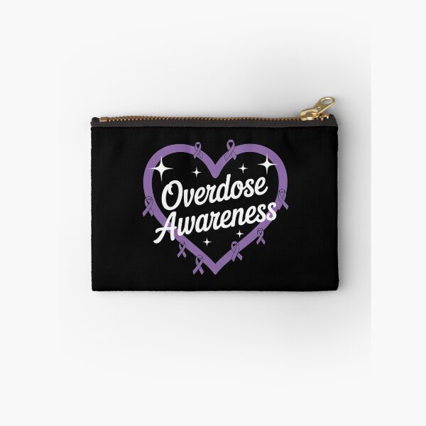 Item preview, Overdose Awareness Purple Ribbon Awareness Butterfly Heart  designed and sold by AquaKiev.