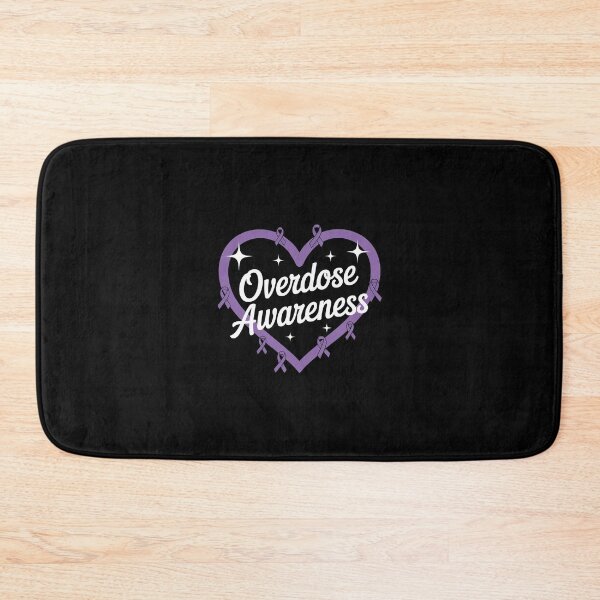 Item preview, Overdose Awareness Purple Ribbon Awareness Butterfly Heart designed and sold by AquaKiev.