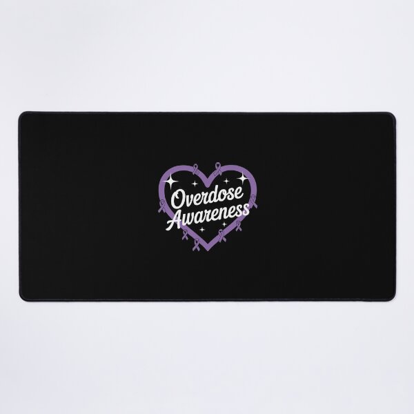 Item preview, Overdose Awareness Purple Ribbon Awareness Butterfly Heart  designed and sold by AquaKiev.