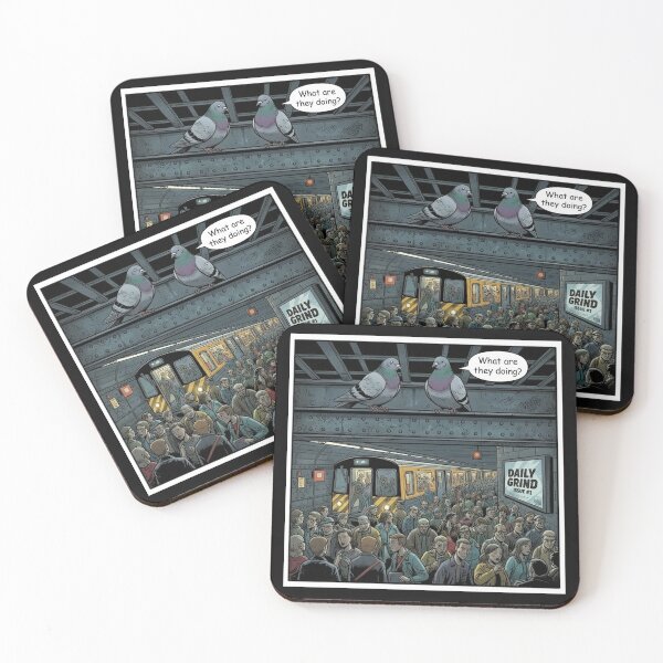 Item preview, Funny Pigeon Rat Race Design designed and sold by yeahitwasme.