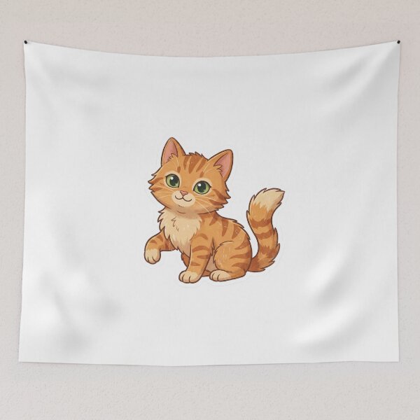 Item preview, Orange tabby cat designed and sold by hunteroflions.