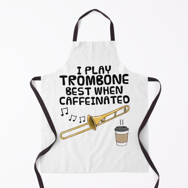 Item preview, I Play Trombone Best When Caffeinated, Trombonist Coffee Funny designed and sold by doodlerob.