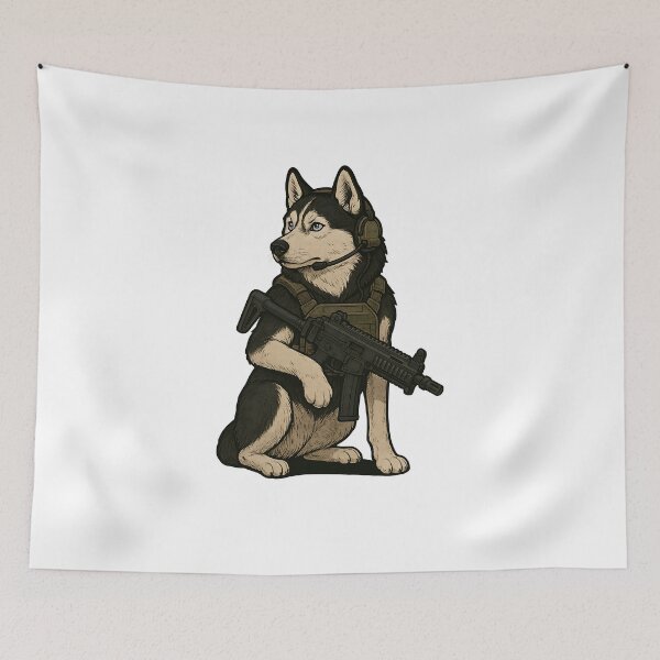 Item preview, Tactical Dog designed and sold by RAWLIFEGRAPHIC.
