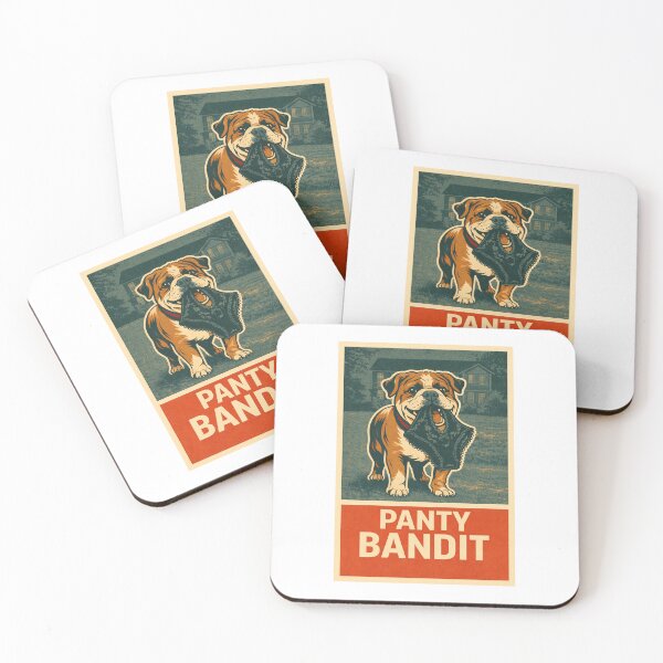 Item preview, Panty Bandit – Cheeky Dog Retro Poster Art designed and sold by TMD167207.