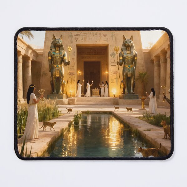 Item preview, Temple of Bastet – Sacred Sanctuary of the Egyptian Cat Goddess, Protection & Joy designed and sold by SoniaSarkali.