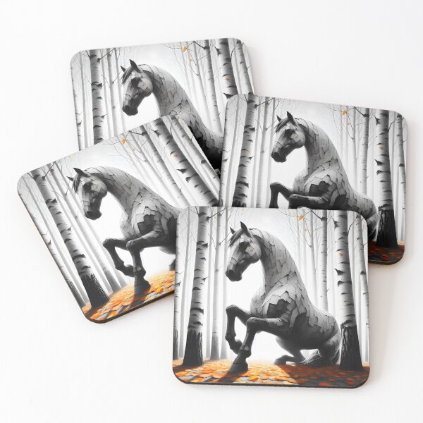 Item preview, Birchbark Horse, Ai Generated Art  designed and sold by ACC .