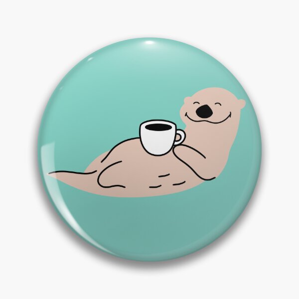 Item preview, sweet otter coffee  designed and sold by delicate-pov.