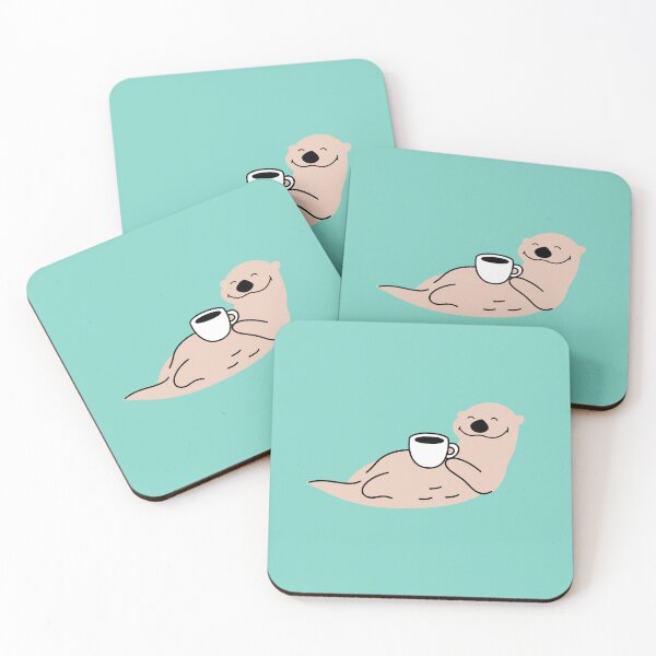Item preview, sweet otter coffee  designed and sold by delicate-pov.