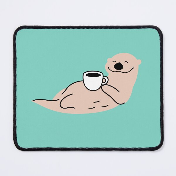 Item preview, sweet otter coffee designed and sold by delicate-pov.