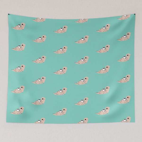 Item preview, sweet otter coffee  designed and sold by delicate-pov.
