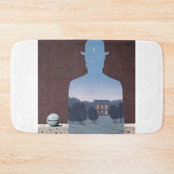 Item preview, The Happy Donor (Le donateur heureux) (1966) – René Magritte | Surreal Portrait with Bowler Hat and Mask designed and sold by Art Outlaws.