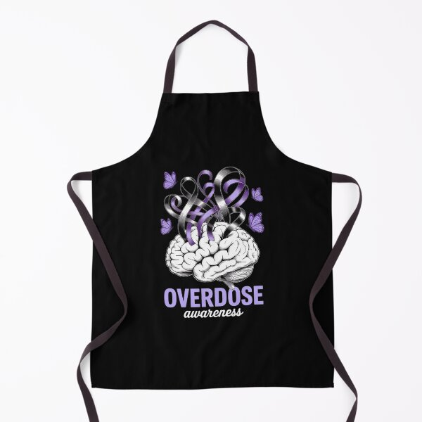 Item preview, Overdose Awareness Purple Ribbon Awareness Butterfly Heart designed and sold by AquaKiev.