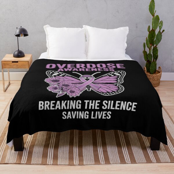 Item preview, Overdose Awareness Purple Ribbon Drug Addiction Heart  designed and sold by AquaKiev.