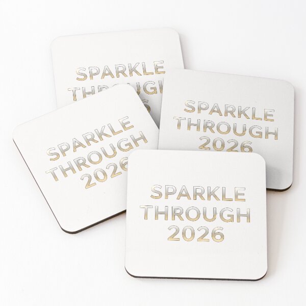 Item preview, Sparkle Through 2026 Minimal Star Text  designed and sold by MofazStyle.