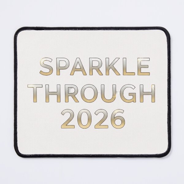 Item preview, Sparkle Through 2026 Minimal Star Text  designed and sold by MofazStyle.