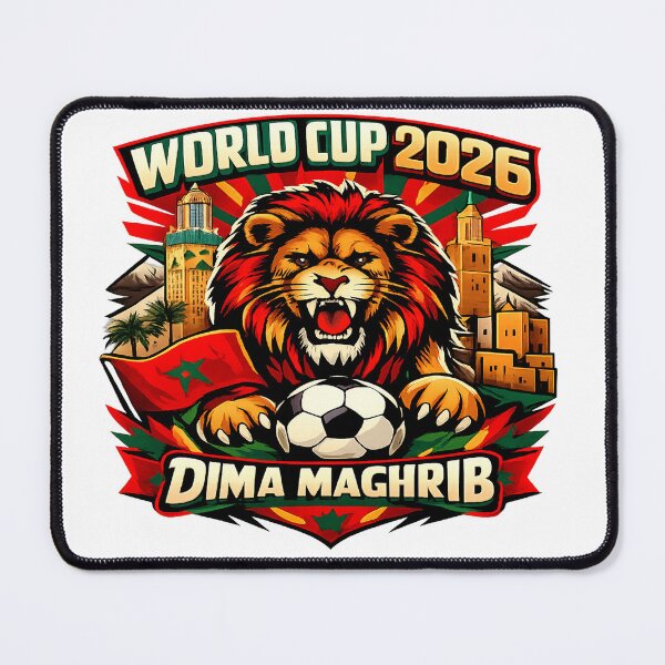 Item preview, World Cup 2026, Dima Maghrib, June 13, 2026, We Are Morocco, Go Morocco, Morocco vs Brazil, Morocco World Cup 2026, World Morocco, Maghrib designed and sold by SASSYusa.com.