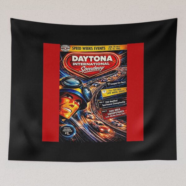 Item preview, Daytona beach 1960 variation vintage poster#1 designed and sold by Helios Be. Lavsh.