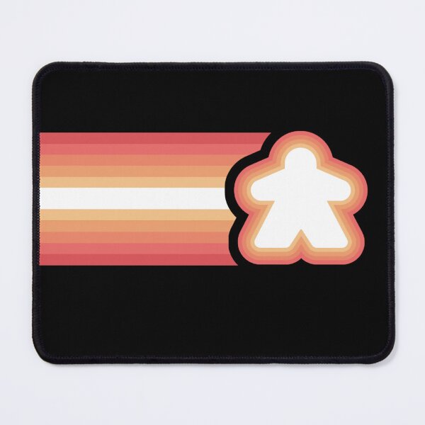 Item preview, Pink Black Retro Lines Meeple Racing Stripes designed and sold by TackyTime.