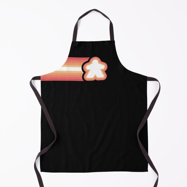 Item preview, Pink Black Retro Lines Meeple Racing Stripes designed and sold by TackyTime.