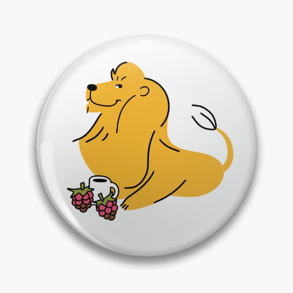 Item preview, charming lion coffee designed and sold by delicate-pov.