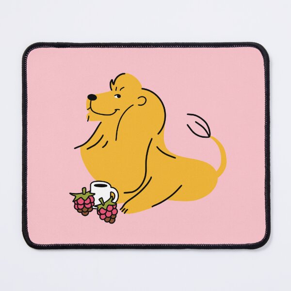 Item preview, charming lion coffee designed and sold by delicate-pov.