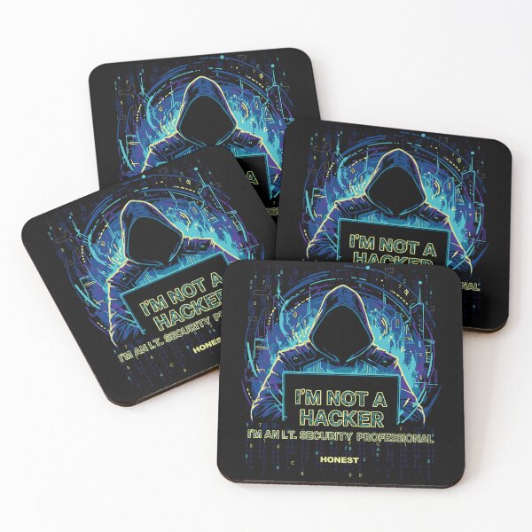 Item preview, I'm Not A Hacker I'm An IT Security Professional Cybersecurity designed and sold by Nerd Shizzle.