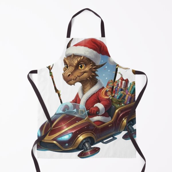 Item preview, Future Dragon Santa Hovercar Art designed and sold by Soul Cipher.