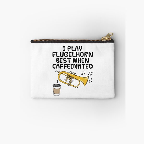 Item preview, I Play Flugelhorn Best When Caffeinated, Brass Musician Funny designed and sold by doodlerob.