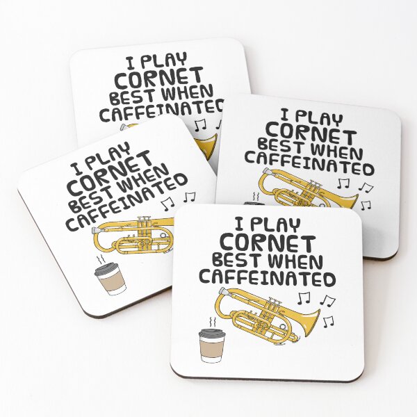 Item preview, I Play Cornet Best When Caffeinated, Brass Musician Funny designed and sold by doodlerob.