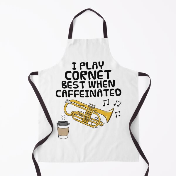 Item preview, I Play Cornet Best When Caffeinated, Brass Musician Funny designed and sold by doodlerob.