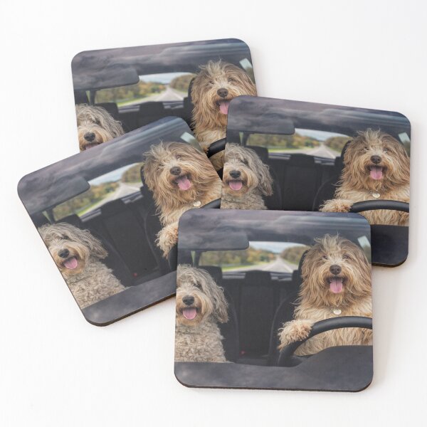 Item preview, Bearded Collie Dogs On A Road Trip designed and sold by Paul Thompson Photography.