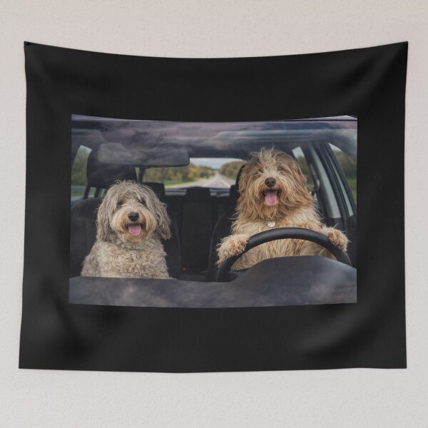 Item preview, Bearded Collie Dogs On A Road Trip designed and sold by Paul Thompson Photography.