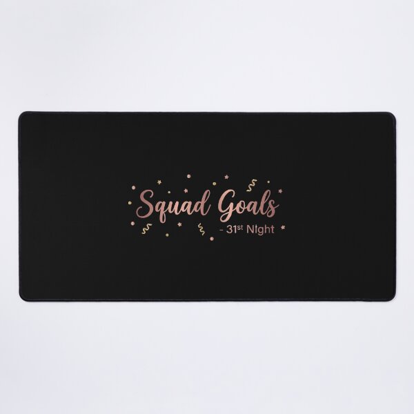 Item preview, Squad Goals 31st Night Party Typography Design | Girls New Year Celebration Tee designed and sold by BeTeeTrue.