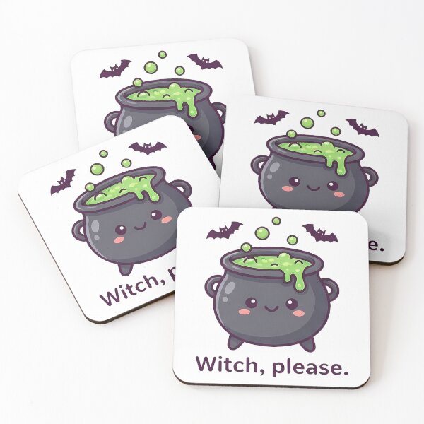 Item preview, Witch Please Funny Cauldron Halloween Bats designed and sold by k3rstman1.
