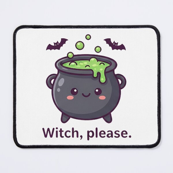 Item preview, Witch Please Funny Cauldron Halloween Bats designed and sold by k3rstman1.