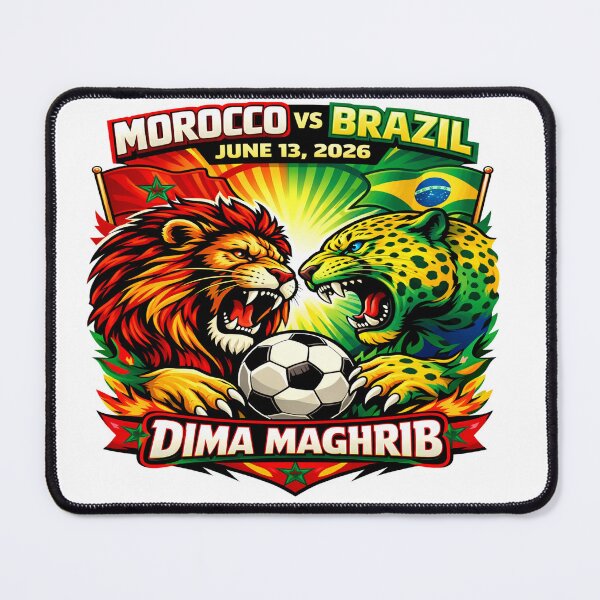 Item preview, World Cup 2026, Dima Maghrib, June 13, 2026, We Are Morocco, Go Morocco, Morocco vs Brazil, Morocco World Cup 2026, World Morocco, Maghrib designed and sold by SASSYusa.com.