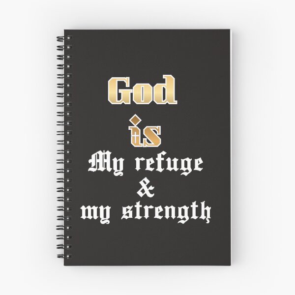 Item preview, God is my refuge and strength designed and sold by Faith-Embolden.
