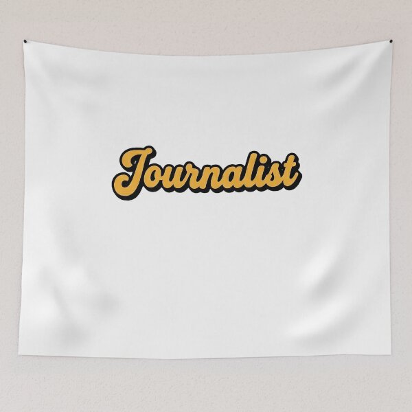 Item preview, Journalist Retro Sticker designed and sold by k3rstman1.