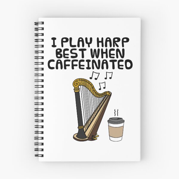 Item preview,  I Play Harp Best When Caffeinated, Harpist Coffee Funny designed and sold by doodlerob.