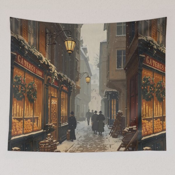 Item preview, The Street That Smells Like Christmas – Vintage Christmas Winter Magic designed and sold by Deezyned.