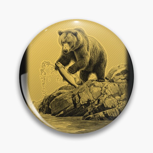 Item preview, Fish Master Golden Bear Fishing designed and sold by RPrintPulse.