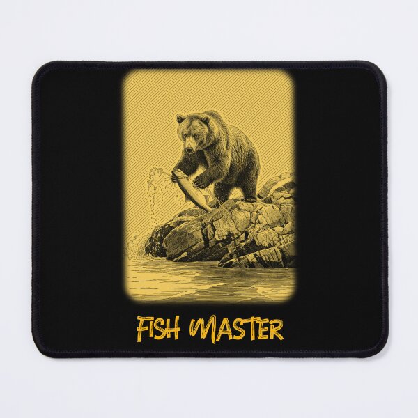 Item preview, Fish Master Golden Bear Fishing designed and sold by RPrintPulse.