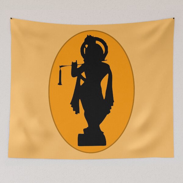 Item preview, Hare Krishna Graphic Silhouette Design designed and sold by Dapperly Tees.