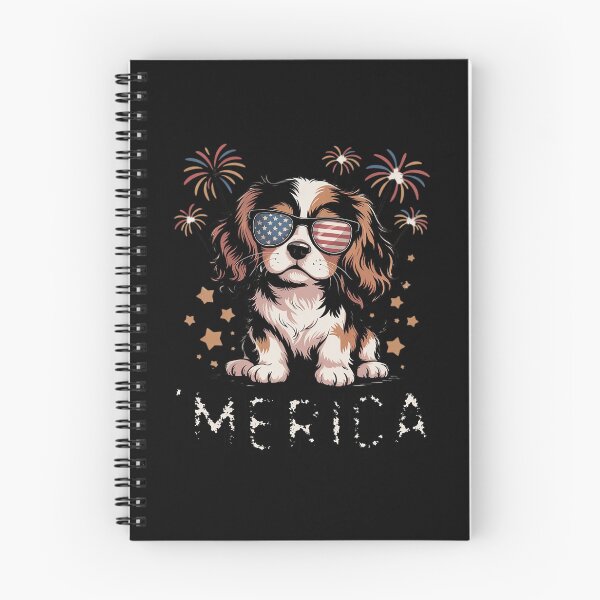 Item preview, Cavalier King Charles 4th Of July Merica Patriotic Dog designed and sold by MythWoot.