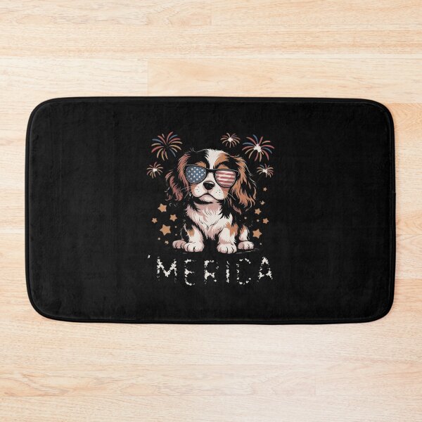 Item preview, Cavalier King Charles 4th Of July Merica Patriotic Dog  designed and sold by MythWoot.