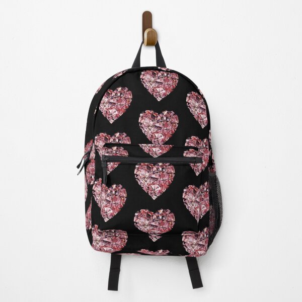 Item preview, Attractive drawing of pink heart of gems designed and sold by NivyasArtistry.