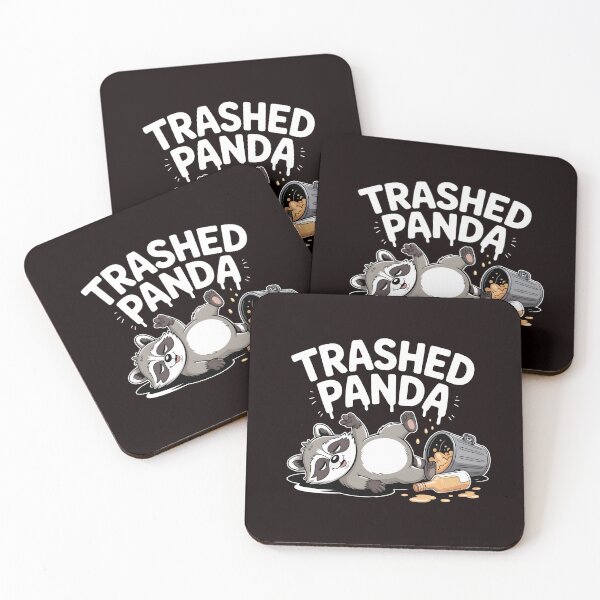 Item preview, Trashed Panda Drunk Raccoon – Funny Raccoon Meme for Raccoon Lovers designed and sold by Redgiant87x.